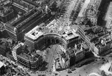 Crowds gathering in The Mall for the trooping of the colour, London, 1926-1927