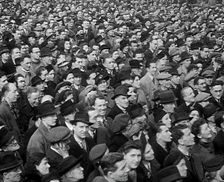 Crowds Listening to Speeches in Trafalgar Square, 1942. Creator: British Pathe Ltd