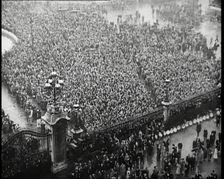 Crowds Watching the Coronation Procession of George VI, His Majesty the King, 1937. Creator: British Pathe Ltd