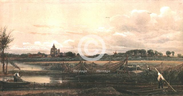'Crowland Abbey', c1833, (c1900). Creator: Unknown.