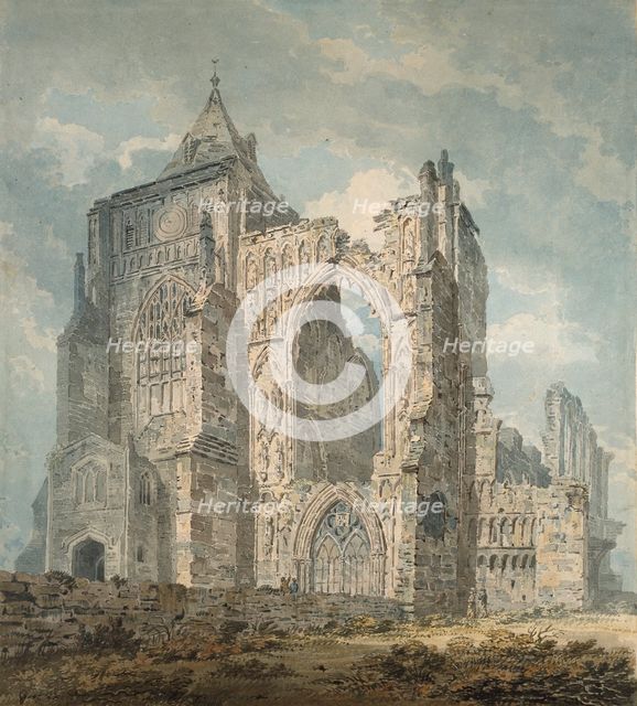 Crowland Abbey, Lincolnshire, c1793. Artist: Thomas Girtin.