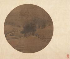 Crows and Bare Trees in Winter, late 13th or early 14th century. Creator: Unknown