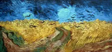 Crows Over Wheatfield 1890. Artist: Vincent van Gogh