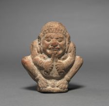 Crouching Dwarf Musician, 2nd-1st Century BC. Creator: Unknown