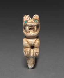 Crouching Feline, c. 500-900. Creator: Unknown