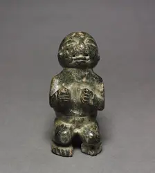 Crouching Figure, 900-300 BC. Creator: Unknown