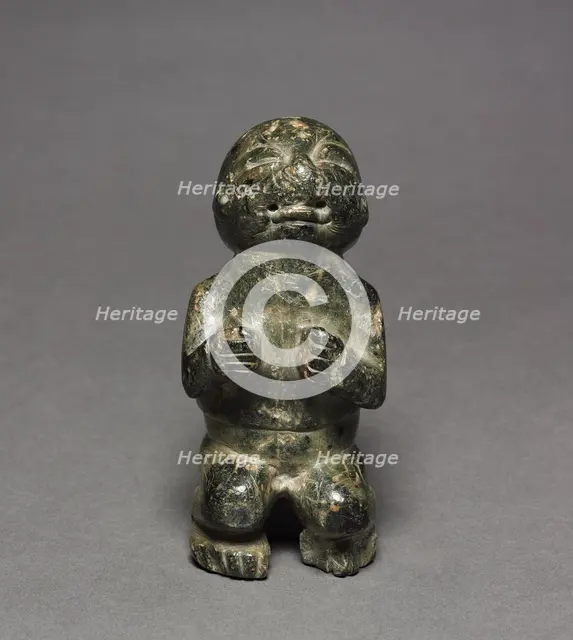 Crouching Figure, 900-300 BC. Creator: Unknown.