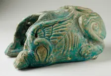 Crouching Sphinx (Missing Head). Creator: Unknown