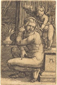 Crouching Venus, c. 1525/1530. Creator: Albrecht Altdorfer