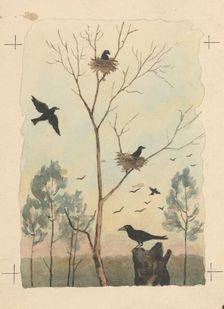 Crow, 1950-1953. Creator: Andrej Kovacik