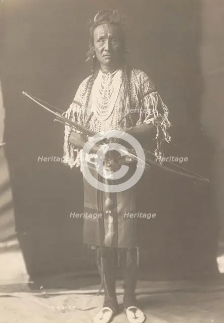 Crow chief, 1910. Creator: Edward Sheriff Curtis.