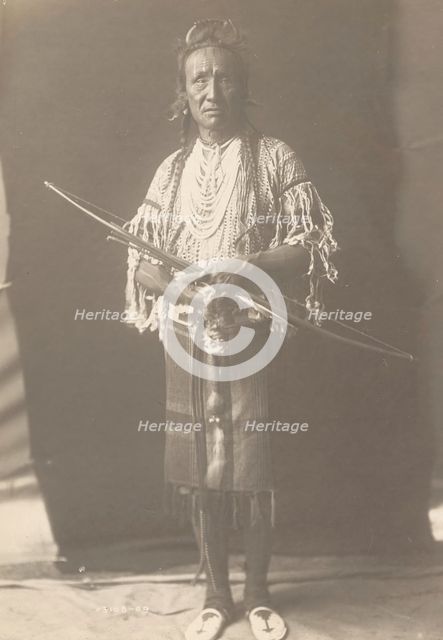 Crow chief, 1910. Creator: Edward Sheriff Curtis.
