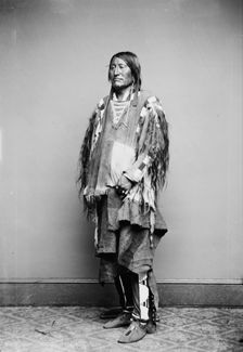 Crow Indian Chief, between 1855 and 1865. Creator: Unknown