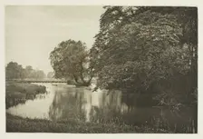 Crow-Island Stream, River Wye, 1880s. Creator: Peter Henry Emerson