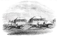 Croxton Park track - the race, 1844. Creator: Unknown