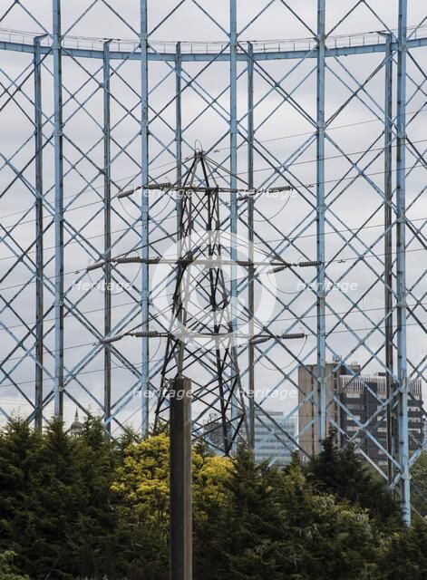 Croydon Gas Works, Factory Lane, Waddon Marsh, Croydon, London, 2017. Creator: Chris Redgrave.