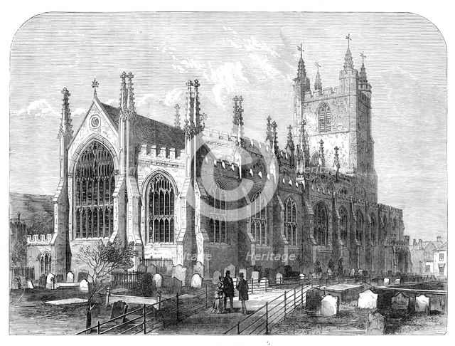 Croydon New Parish Church, 1870. Creator: Unknown.