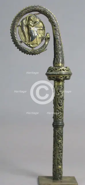 Crozier Head, French, 13th century. Creator: Unknown.