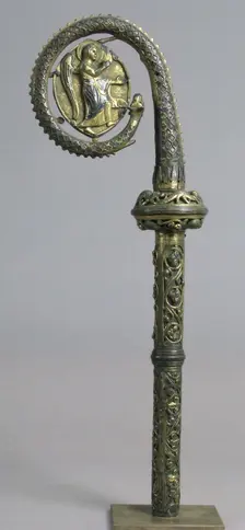 Crozier Head, French, 13th century. Creator: Unknown