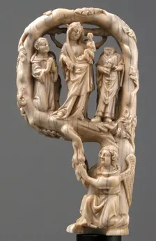 Crozier Head, French, ca. 1350. Creator: Unknown