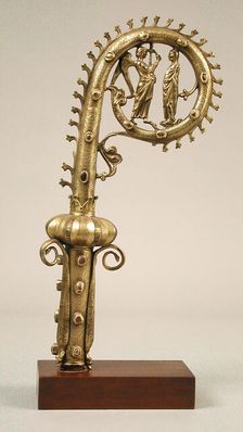 Crozier Head, French, early 20th century (original dated 13th century). Creator: Unknown