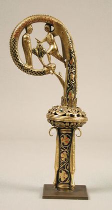 Crozier Head, French, early 20th century (original dated 13th century). Creator: Unknown