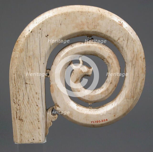 Crozier Head, Italian, 12th-13th century. Creator: Unknown.