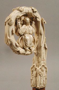 Crozier Head, Italian, ca. 1350-75. Creator: Unknown