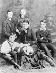 CS Rolls as a boy, 1880s