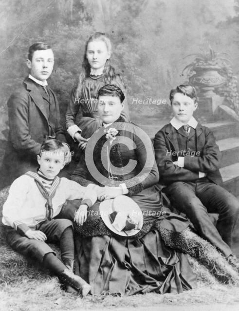 CS Rolls as a boy, 1880s. Artist: Unknown