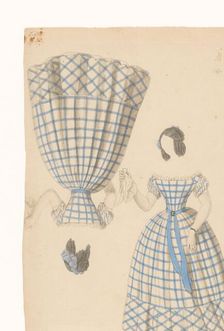 Cut out doll, 1845. Creator: Anon