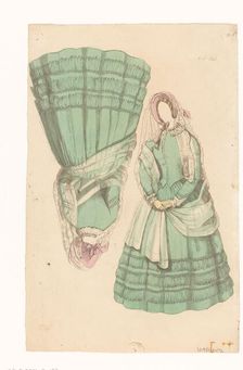 Cut out doll, 1845. Creator: Anon