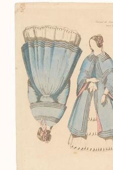 Cut out doll, 1845. Creator: Anon