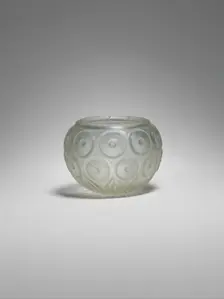 Cut-Glass Cup, Iran, 8th-9th century. Creator: Unknown