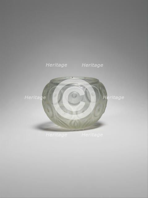 Cut-Glass Cup, Iran, 8th-9th century. Creator: Unknown.