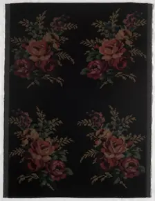 Cut Silk Velvet, 1800s. Creator: Unknown