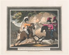 Cut Two and Horse's Off Side Protect, New Guard, September 1, 1798., September 1, 1798. Creator: Thomas Rowlandson