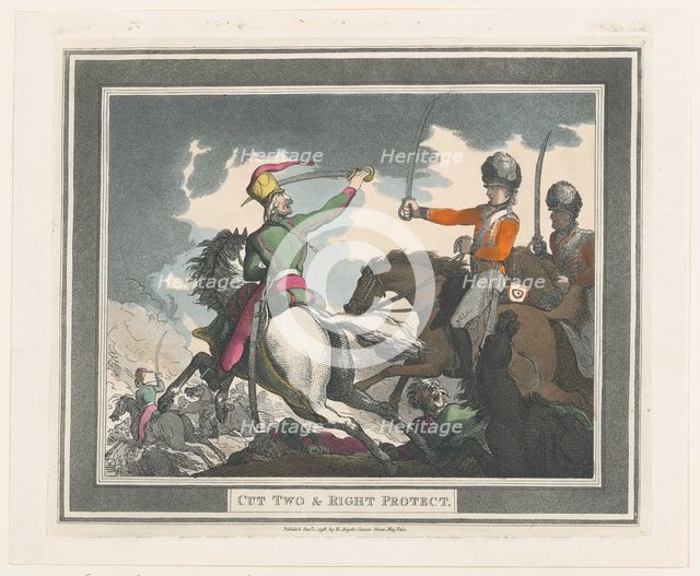 Cut Two & Right Protect, September 1, 1798., September 1, 1798. Creator: Thomas Rowlandson.