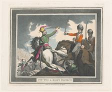 Cut Two & Right Protect, September 1, 1798., September 1, 1798. Creator: Thomas Rowlandson