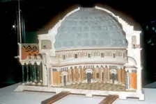 Cutaway model of the Pantheon, Rome