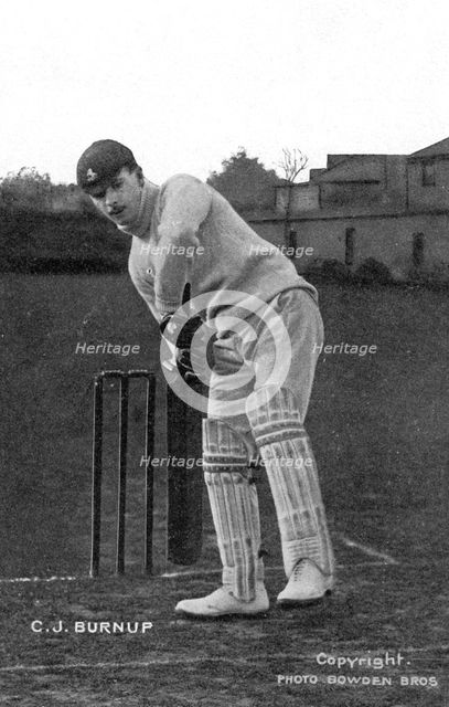 Cuthbert James Burnup (1875-1960), amateur cricketer and footballer, early 20th century.Artist: Bowden Bros.