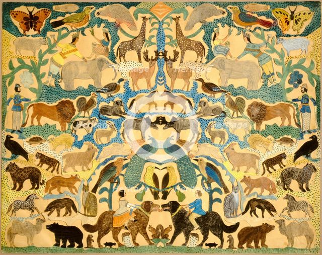 Cutout of Animals, second quarter 19th century. Creator: Unknown.