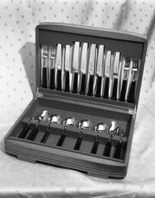Cutlery from Champion Scissors, Mexborough, South Yorkshire, 1962. Creator: Michael Walters