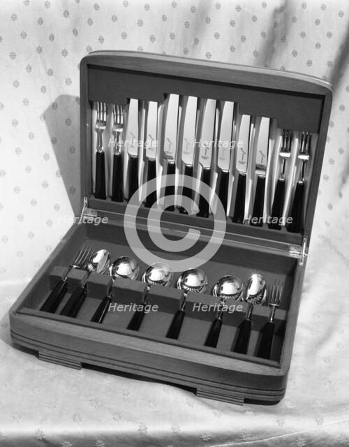 Cutlery from Champion Scissors, Mexborough, South Yorkshire, 1962. Creator: Michael Walters.