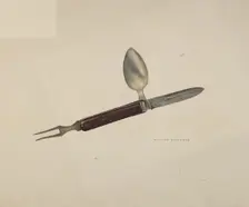 Cutlery Kit, c. 1941. Creator: William Ludwig