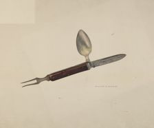 Cutlery Kit, c. 1941. Creator: William Ludwig