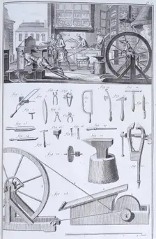 Cutlery-making, c1750s. Creator: Unknown
