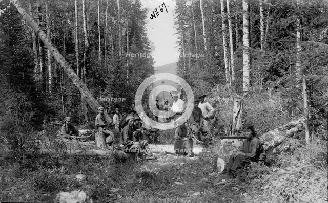 Cutting Through the Woods, 1913. Creator: GI Ivanov.