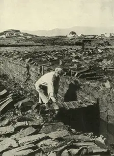 Cutting Turves c1948. Creator: Unknown