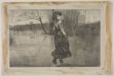Cutting a Figure, 1871. Creator: Winslow Homer (American, 1836-1910)